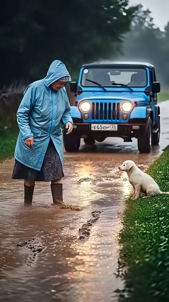 M0211015 Kindhearted Old Lady Rescues a Helpless Puppy in the Pouring Rain 🌧🐶 part2